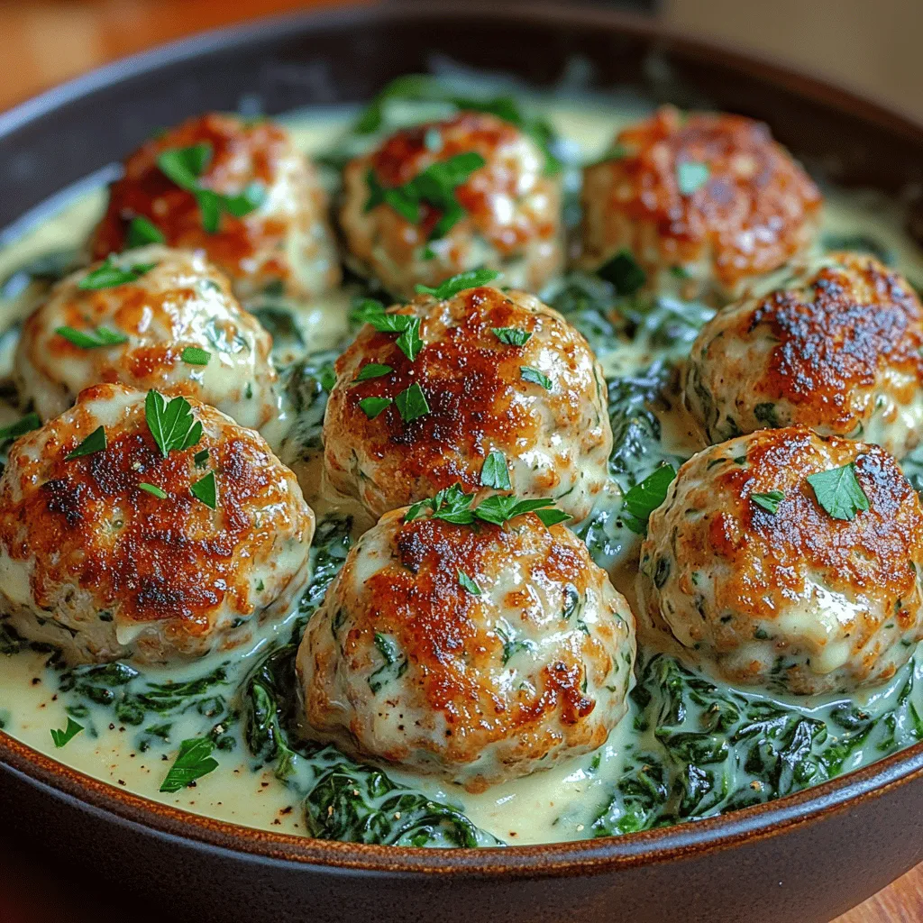 Herzhaft, schmackhaft und einfach zuzubereiten – die Hähnchen-Ricotta-Fleischbällchen mit Spinat-Alfredo-Soße sind ein wahrer Genuss für die ganze Familie. In diesem Artikel tauchen wir ein in die Welt dieser köstlichen Fleischbällchen, die nicht nur sättigend sind, sondern auch eine Vielzahl von Aromen und Texturen bieten. Ob für ein Familienessen oder ein geselliges Beisammensein, dieses Rezept wird sicherlich die Herzen aller erobern.