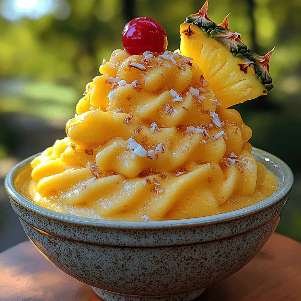 Der Dole Whip ist eine tropische Köstlichkeit, die für ihren erfrischenden Geschmack und die cremige Textur bekannt ist. Ursprünglich aus den Disney-Parks stammend, erfreut sich dieses Dessert zunehmender Beliebtheit in den eigenen vier Wänden. Die Kombination aus süßen, gefrorenen Ananasstücken und cremiger Kokosmilch macht dieses Dessert zu einem echten Genuss, der sowohl Kinder als auch Erwachsene begeistert. In diesem Artikel erfahren Sie Schritt für Schritt, wie Sie diesen leckeren Dole Whip selbst zubereiten können, und wir beleuchten auch die gesundheitlichen Vorteile der verwendeten Zutaten.