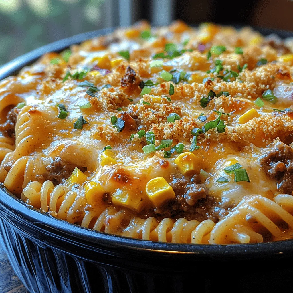 Rotini ist eine spiralige Pasta, die sich perfekt für Aufläufe eignet. Ihre Form ermöglicht es, Soßen und Zutaten optimal zu umschließen, was jeden Bissen zu einem geschmacklichen Erlebnis macht. Die Struktur der Rotini sorgt dafür, dass sie beim Kochen al dente bleibt, was bedeutet, dass sie einen angenehmen Biss hat und nicht matschig wird. Diese Pasta ist auch vielseitig und kann in verschiedenen Gerichten verwendet werden, von Salaten bis hin zu Suppen.