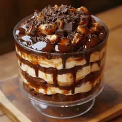 Das Dekadente Baileys-Schokoladen-Cheesecake-Trifle ist der perfekte Genuss für Schokoladenliebhaber und ein absolutes Highlight bei jeder Feier. Dieses schichtweise Dessert kombiniert die cremige Textur eines Cheesecakes mit der saftigen Schokoladigkeit eines Kuchens und einer verführerischen Schokoladenganache. Es ist nicht nur ein Fest für die Geschmacksknospen, sondern auch ein wahrer Augenschmaus, der Ihre Gäste beeindrucken wird.