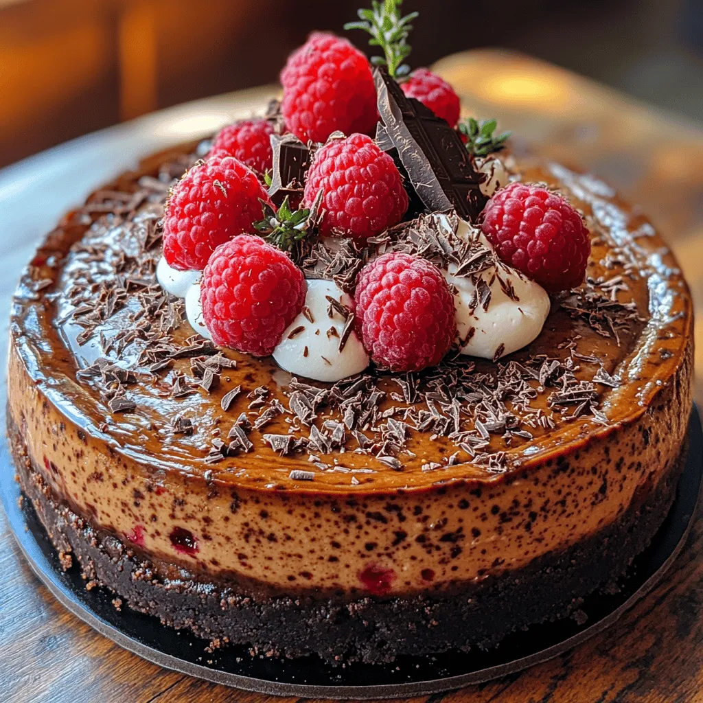 In der Welt der Desserts gibt es wenige Kombinationen, die so harmonisch und köstlich sind wie die von dunkler Schokolade und frischen Himbeeren. Der dekadente Dunkel-Schokoladen-Himbeer-Käsekuchen vereint diese Aromen in einer cremigen, verführerischen Füllung, die auf einem knusprigen Schokoladenboden ruht. Dieses Rezept ist nicht nur ein Genuss für den Gaumen, sondern auch ein wahrer Augenschmaus, ideal für besondere Anlässe oder einfach, um sich selbst zu verwöhnen. Lassen Sie uns gemeinsam in die Kunst der Käsekuchenherstellung eintauchen!