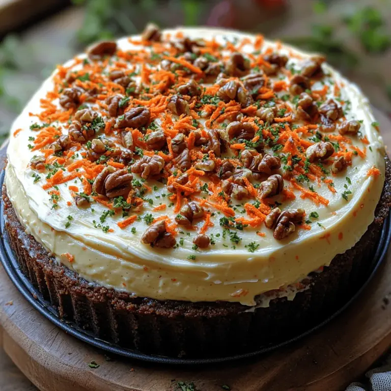 Der Karottenkuchen-Käsekuchen-Genuss vereint zwei beliebte Dessert-Klassiker in einem köstlichen und saftigen Gebäck. Diese Kombination aus würzigem Karottenkuchen und cremigem Käsekuchen ist nicht nur ein Gaumenschmaus, sondern auch ein echter Hingucker auf jedem Tisch. Egal, ob für einen besonderen Anlass, eine Feier oder einfach nur so zum Genießen – dieser Kuchen wird Ihre Gäste begeistern und Ihnen viele Komplimente einbringen.