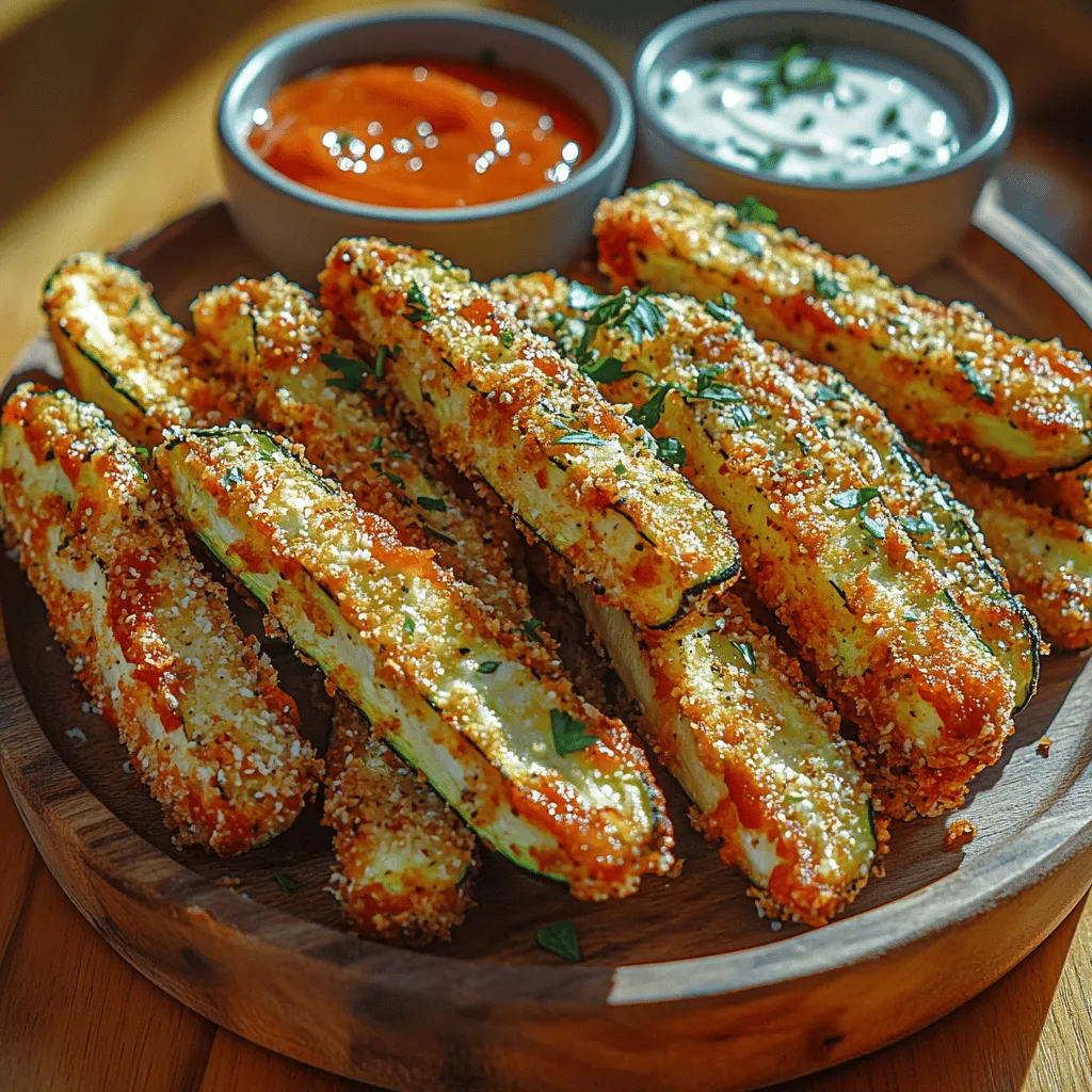 Um die perfekten knusprigen Zucchini-Pommes zuzubereiten, benötigen Sie folgende Zutaten: