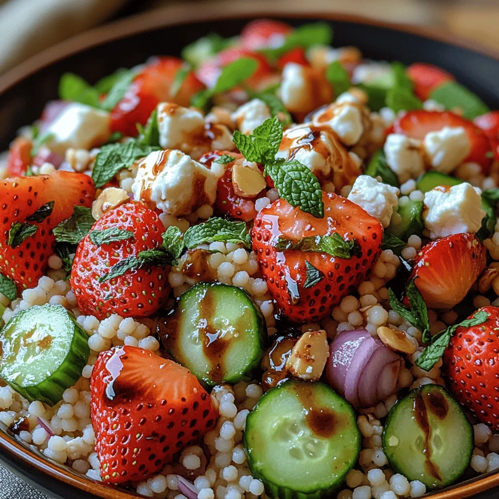 Um diesen erfrischenden Salat zuzubereiten, benötigen Sie die folgenden Zutaten: