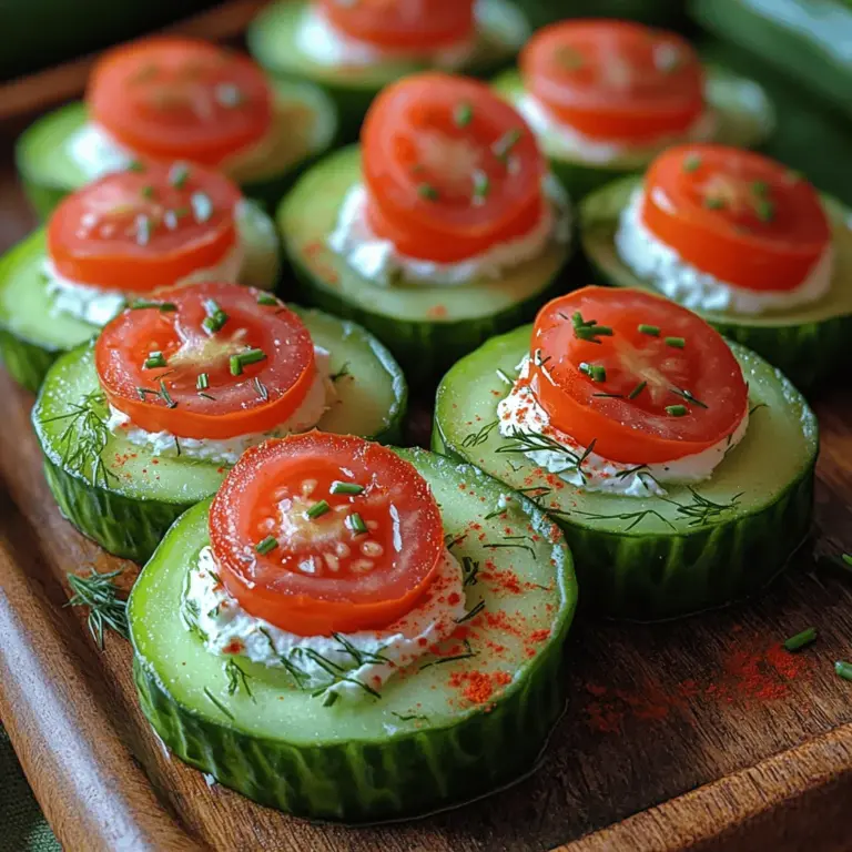 Die Sommermonate bringen nicht nur Sonnenschein und gute Laune, sondern auch die perfekte Gelegenheit, frische und gesunde Snacks zu genießen. Eine hervorragende Wahl sind die Crisp Gurken Kräuter-Frischkäse-Becher – eine erfrischende und leichtherzige Vorspeise, die sowohl geschmacklich als auch optisch überzeugt. Diese Becher sind nicht nur einfach zuzubereiten, sondern auch eine großartige Möglichkeit, frisches Gemüse in Ihre Ernährung zu integrieren. Der knackige Biss der Gurken kombiniert mit der cremigen Füllung aus Frischkäse und frischen Kräutern macht dieses Rezept zu einem Highlight auf jeder Sommerparty oder einem gemütlichen Abendessen.