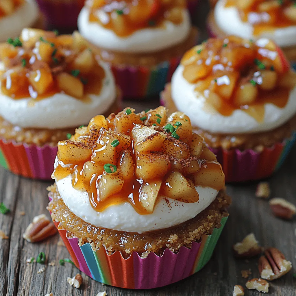 Bevor wir mit der Zubereitung beginnen, ist es wichtig, alle Zutaten bereit zu haben. Hier ist eine umfassende Übersicht über die benötigten Zutaten für die Zubereitung Ihrer Mini Karamell-Apfel-Cheesecake-Häppchen: