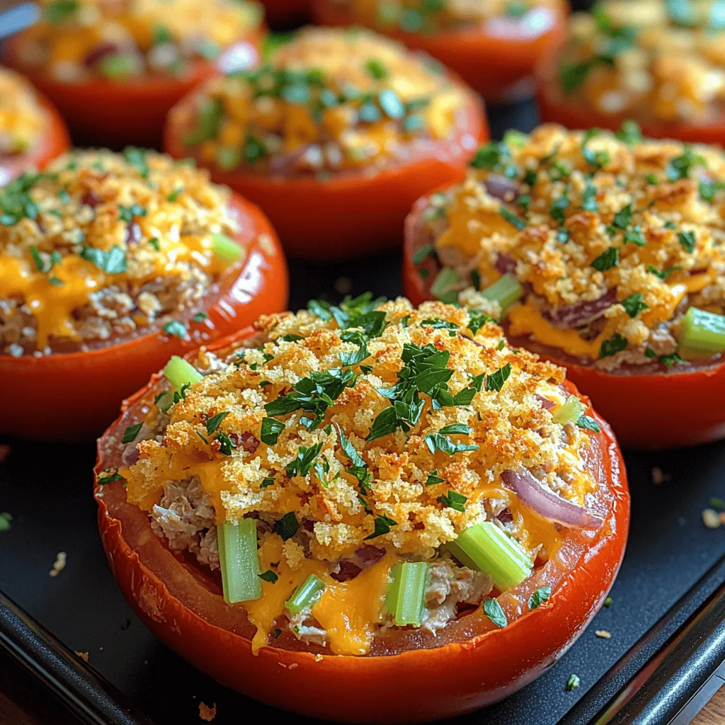 Um die Aromen und gesundheitlichen Vorteile der Thunfisch-Melt gefüllten Tomaten voll auszuschöpfen, ist es wichtig, die einzelnen Zutaten genau zu betrachten. Jede Zutat spielt eine entscheidende Rolle in diesem Rezept und trägt zu einem ausgewogenen Gericht bei.