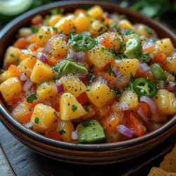 Die Hauptbestandteile der Ananas-Salsa sind entscheidend für ihren unverwechselbaren Geschmack und ihre gesundheitlichen Vorteile. Lassen Sie uns die einzelnen Zutaten näher betrachten und herausfinden, warum sie in diesem Rezept unverzichtbar sind.