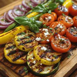 Gegrilltes Gemüse ist nicht nur ein Genuss für den Gaumen, sondern auch eine hervorragende Wahl für alle, die auf ihre Gesundheit achten. Es ist reich an Vitaminen und Mineralien, die für eine ausgewogene Ernährung unerlässlich sind. Die verschiedenen Gemüsesorten in diesem Rezept liefern wichtige Nährstoffe, darunter Vitamin C, Vitamin A und Ballaststoffe. Da das Gemüse beim Grillen nur wenig Fett benötigt, bleibt der Kaloriengehalt niedrig, was es zu einer idealen Wahl für alle macht, die auf ihre Figur achten.