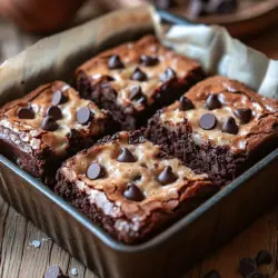 Um diese köstlichen Schokoladenkekse-Brownies zuzubereiten, benötigen Sie die folgenden Zutaten, die sowohl für die Brownie- als auch für die Keksschicht wichtig sind: