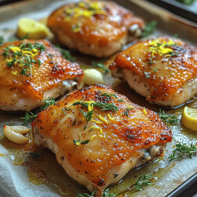Um die würzigen Zitrone-Kräuter Röst-Hähnchenschenkel zuzubereiten, benötigen Sie eine Auswahl an frischen und aromatischen Zutaten. Hier ist eine detaillierte Auflistung der benötigten Zutaten: