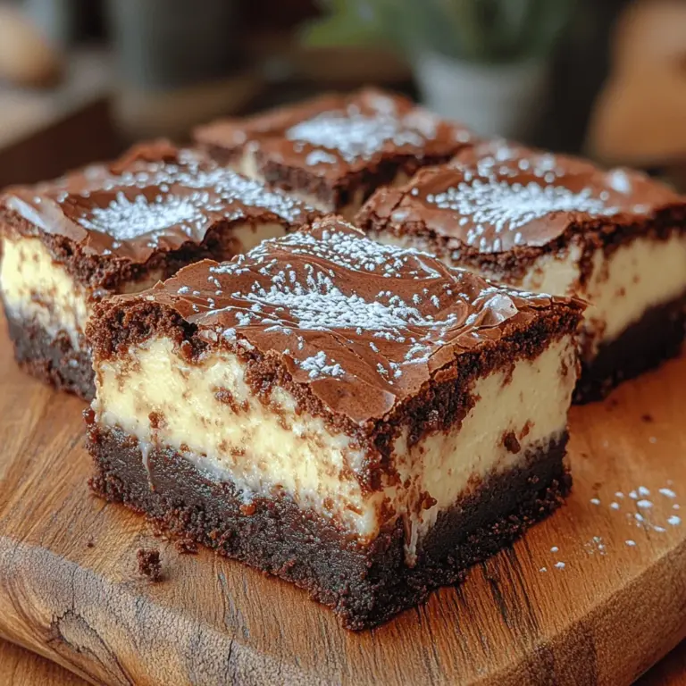Die Fusion von Brownies und Käsekuchen ist nicht nur geschmacklich einzigartig, sondern bietet auch eine interessante Textur und visuelle Anziehungskraft. Die saftige Schokoladigkeit der Brownies harmoniert perfekt mit der cremigen, leicht säuerlichen Käsekuchen-Schicht. Diese Kombination zieht nicht nur Schokoladenliebhaber an, sondern auch Käsekuchen-Fans, was sie zu einem perfekten Dessert für gesellige Anlässe macht.