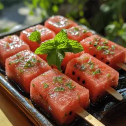 Die heißen Sommertage verlangen nach erfrischenden und gesunden Snacks, und nichts kommt dem erfrischenden Genuss von Wassermelonen-Pops näher. Diese einfach zuzubereitenden Eis am Stiel sind nicht nur ein Gaumenschmaus, sondern auch eine tolle Möglichkeit, die Erfrischung von Wassermelonen in den heißen Monaten zu genießen. In diesem Artikel erfahren Sie alles, was Sie über die Zubereitung dieser köstlichen Wassermelonen-Pops wissen müssen, von den Zutaten bis zur Zubereitung, und wir geben Ihnen interessante Einblicke in die gesundheitlichen Vorteile der Hauptzutaten.