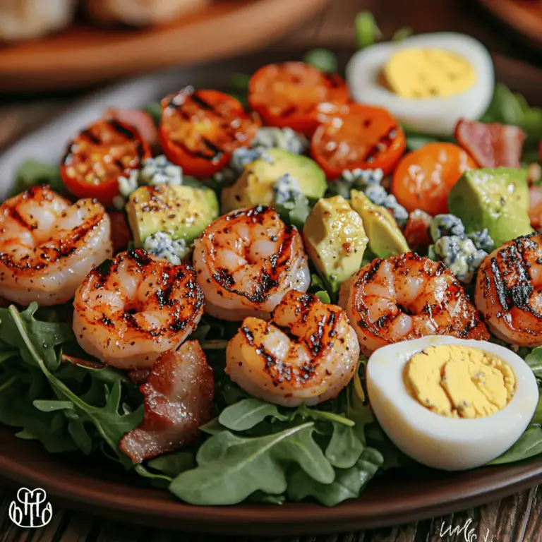Um den Gegrillten Garnelen-Cobb-Salat zuzubereiten, benötigen wir frische und qualitativ hochwertige Zutaten. Hier ist eine Übersicht über die einzelnen Komponenten: