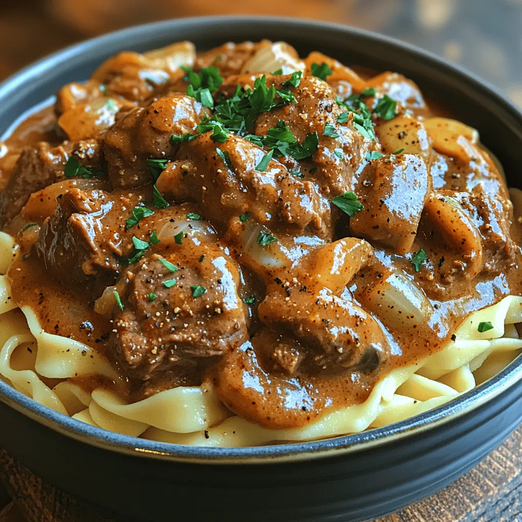 In der kalten Jahreszeit gibt es kaum etwas Gemütlicheres als ein warmes, herzhaftes Gericht, das den Körper und die Seele wärmt. Der Slow Cooker Rinder Stroganoff ist genau das – ein einfach zuzubereitendes Rezept, das mit zartem Rindfleisch, aromatischen Pilzen und einer cremigen Sauce begeistert. Dieses klassische Gericht hat seinen Ursprung im 19. Jahrhundert in Russland und ist seitdem in vielen Küchen rund um den Globus beliebt geworden. Der Reiz des Rinder Stroganoff liegt nicht nur in seinem unverwechselbaren Geschmack, sondern auch in der praktischen Zubereitung. Ideal für ein entspanntes Abendessen mit Freunden oder der Familie, kann dieses Gericht im Voraus zubereitet werden und sorgt für ein unvergessliches Geschmackserlebnis. In diesem Artikel werden wir die Zutaten, Zubereitungsschritte sowie einige interessante Fakten über dieses klassische Gericht näher betrachten.