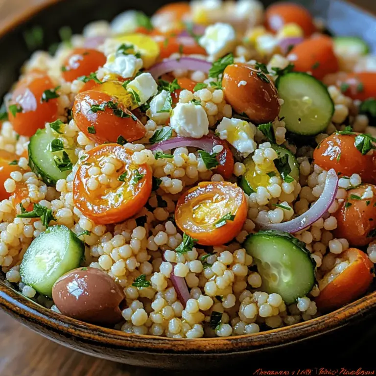 Die Auswahl der richtigen Zutaten ist entscheidend für den Geschmack und die Nährstoffe eines Gerichts. Das mediterrane Couscous-Delight zeichnet sich durch eine Vielzahl von frischen und gesunden Zutaten aus, die nicht nur köstlich, sondern auch nahrhaft sind. Hier ist ein Überblick über die Hauptbestandteile dieses leckeren Gerichts: