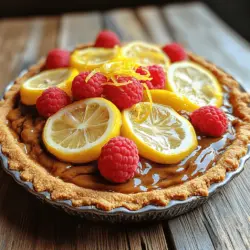 Die Hauptbestandteile des Himmlischen Zesty Frozen Lemonade Pie sind einfach zu beschaffen und bieten eine harmonische Kombination aus Geschmack und Textur. Hier werfen wir einen genaueren Blick auf die einzelnen Zutaten und ihre Funktionen: