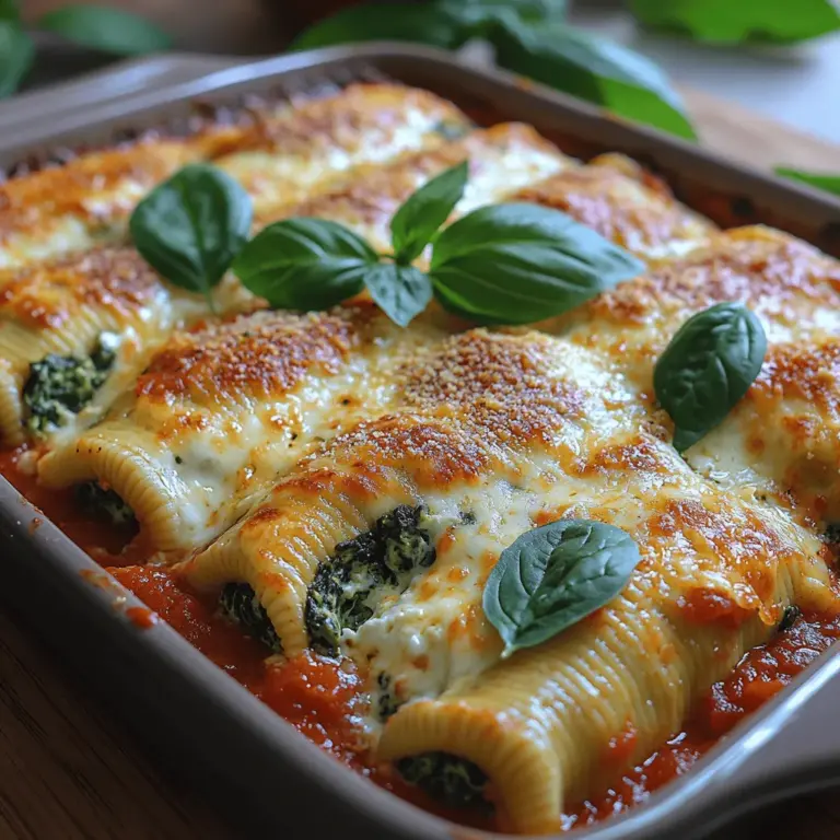 Die Auswahl der richtigen Zutaten ist entscheidend, um den vollmundigen Geschmack und die köstliche Textur Ihrer Manicotti zu gewährleisten. Hier sind die wichtigsten Zutaten, die Sie für dieses Rezept benötigen: