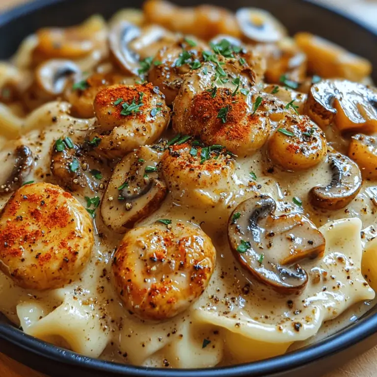 Um ein perfektes cremiges Pilz-Stroganoff zuzubereiten, benötigen Sie eine sorgfältige Auswahl an Zutaten. Hier ist eine detaillierte Liste der benötigten Zutaten: