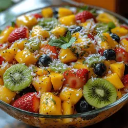 Die Auswahl der richtigen Zutaten ist entscheidend für den Geschmack und die Nährstoffdichte dieses Obstsalats. Hier sind die Hauptbestandteile: