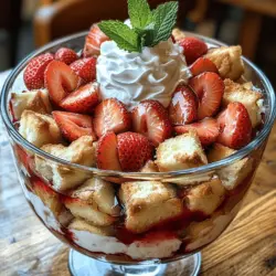 Die Grundlage dieses Desserts sind die frischen Erdbeeren. Bei der Auswahl der Erdbeeren sollten Sie auf einige wichtige Kriterien achten. Wählen Sie Beeren, die fest, glänzend und frei von Druckstellen sind. Achten Sie darauf, dass die Farbe tiefrot ist, was auf eine vollreife Frucht hinweist. Lagern Sie Erdbeeren im Kühlschrank und konsumieren Sie sie innerhalb von 2 bis 3 Tagen nach dem Kauf, um ihre Frische zu gewährleisten.