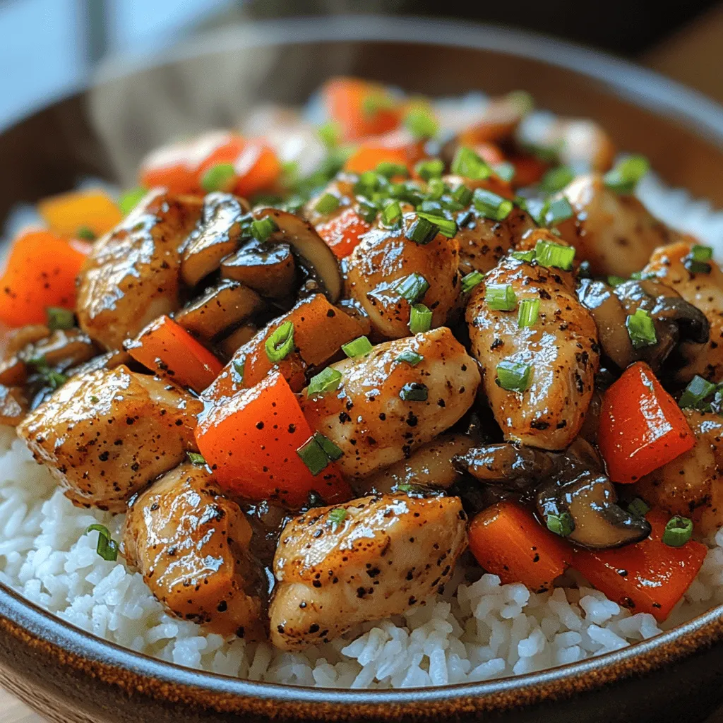 Die Auswahl der richtigen Zutaten ist entscheidend für den Erfolg jedes Gerichts. Für unser Herzhafte Pfeffer-Hühnchen mit Champignons benötigen wir die folgenden Hauptzutaten: