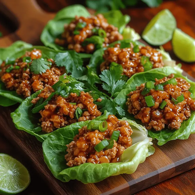 Um die besten knusprigen Hühnchen-Lettuce-Wraps zuzubereiten, benötigen Sie eine Auswahl frischer und gesunder Zutaten. Hier ist die vollständige Liste der benötigten Zutaten für dieses Rezept: