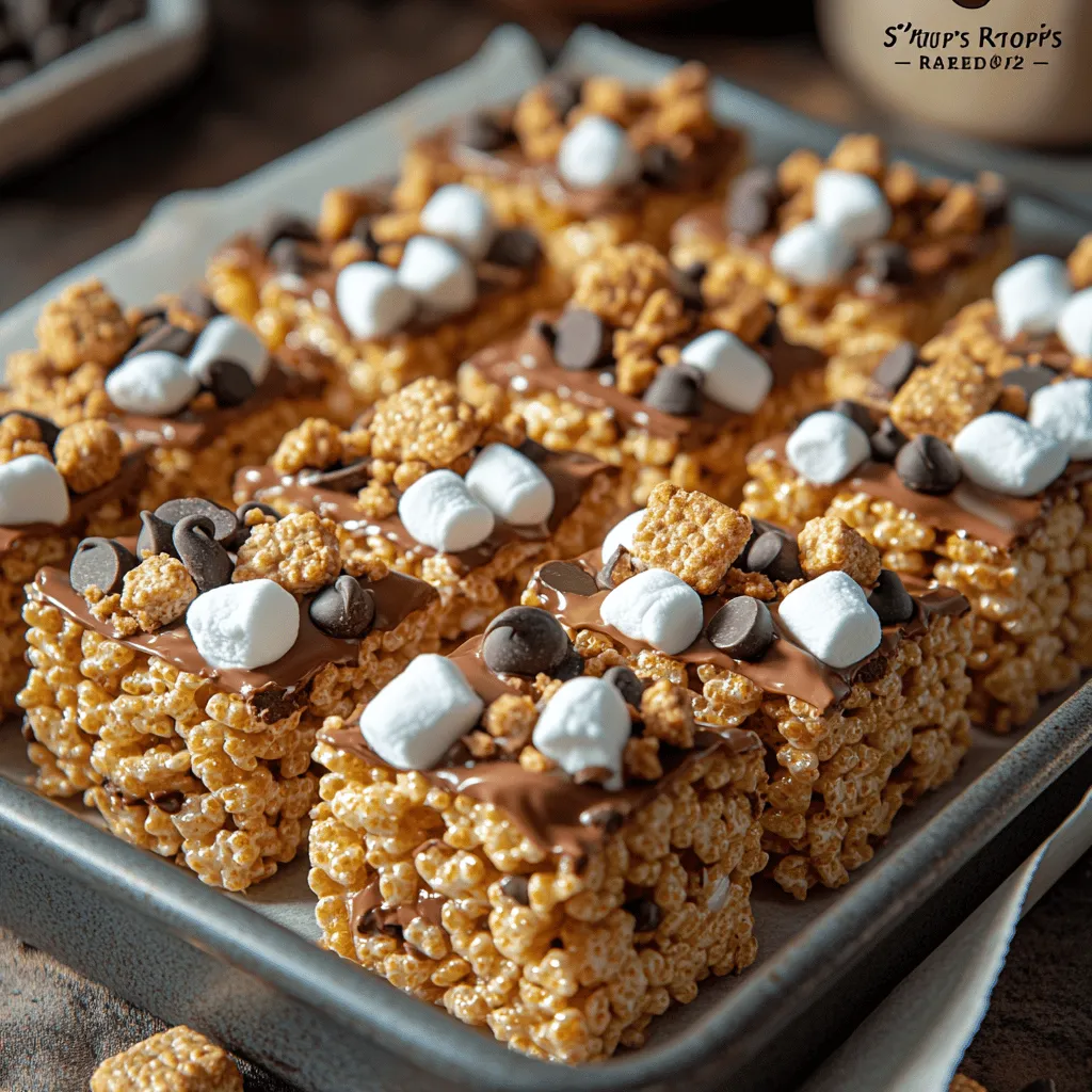 Um die besten S'mores Rice Krispie Treats zuzubereiten, benötigen Sie folgende Hauptzutaten: