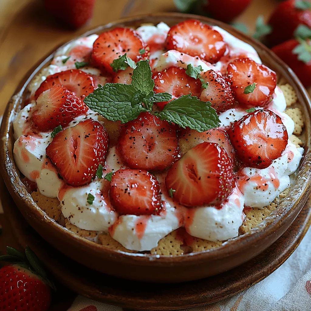 Der Erdbeertraum Eiskuchen ist nicht nur ein himmlisches Dessert, sondern auch ein einfacher und schneller Genuss, der perfekt für warme Tage oder besondere Anlässe ist. Mit frischen Erdbeeren und einer cremigen Käsemischung auf einer knusprigen Graham-Cracker-Basis ist dieses Rezept ein wahrer Publikumsliebling. Egal, ob Sie eine Sommerfeier planen, einen Geburtstag feiern oder einfach nur ein köstliches Dessert für die Familie zubereiten möchten, dieser Eiskuchen wird sicher Herzen und Gaumen begeistern. In diesem Artikel werden wir die verschiedenen Aspekte dieses Rezepts detailliert beleuchten, von den Zutaten und der Zubereitung bis hin zu Tipps zur Präsentation und Aufbewahrung.