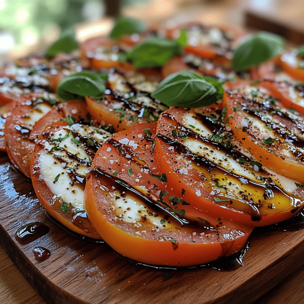Caprese-Salat ist ein zeitloser Klassiker der italienischen Küche, der für seine frischen Zutaten und die unkomplizierte Zubereitung geschätzt wird. Dieser Salat, der ursprünglich aus der Region Kampanien stammt, vereint die Aromen von saftigen Tomaten, cremigem Mozzarella und aromatischem Basilikum. In diesem Artikel präsentieren wir Ihnen eine besondere Variante des traditionellen Caprese-Salats, die durch eine köstliche Balsamico-Glasur verfeinert wird. Diese kreative Note bringt nicht nur zusätzlichen Geschmack, sondern auch eine ansprechende Präsentation auf den Tisch.