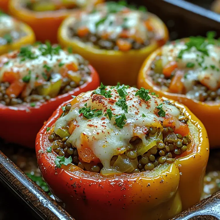 Paprika gibt es in vielen Farben, darunter Rot, Gelb, Orange und Grün, und jede Farbe bringt ihre eigenen gesundheitlichen Vorteile mit sich. Rote Paprika beispielsweise sind reich an Vitamin C und Antioxidantien, während grüne Paprika weniger süß sind und mehr Ballaststoffe enthalten. Gelbe und orangefarbene Paprika hingegen sind ebenfalls hervorragende Vitamin-C-Quellen und enthalten Beta-Carotin, das gut für die Augen und die Haut ist. Durch die Verwendung von verschiedenen Farben in diesem Rezept erhalten Sie nicht nur eine optisch ansprechende Mahlzeit, sondern auch eine Vielzahl von Nährstoffen.