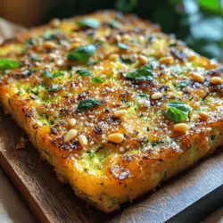 Zucchini ist ein vielseitiges Gemüse, das in der italienischen Küche häufig Verwendung findet. Es ist nicht nur gesund und kalorienarm, sondern auch äußerst schmackhaft und in vielen Gerichten einsetzbar. Eine der köstlichsten Zubereitungen ist die Zucchini Scarpaccia, ein herzhafter Kuchen, der nicht nur einfach zuzubereiten ist, sondern auch eine Vielzahl von Geschmäckern und Texturen bietet. Ursprünglich aus der Toskana stammend, wurde dieses Gericht traditionell in italienischen Haushalten als sättigender Snack oder als Beilage zu einem Hauptgericht serviert.