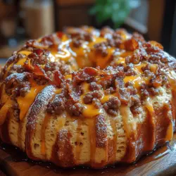 Um den Flaky Frühstücks-Biskuit-Bundt-Kuchen zuzubereiten, benötigen Sie folgende Zutaten: