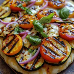 Für die Zubereitung des Bunt Gegrillten Gemüse-Fladenbrots benötigen Sie eine handvoll frischer Zutaten. Hier ist eine Übersicht der wichtigsten Komponenten: