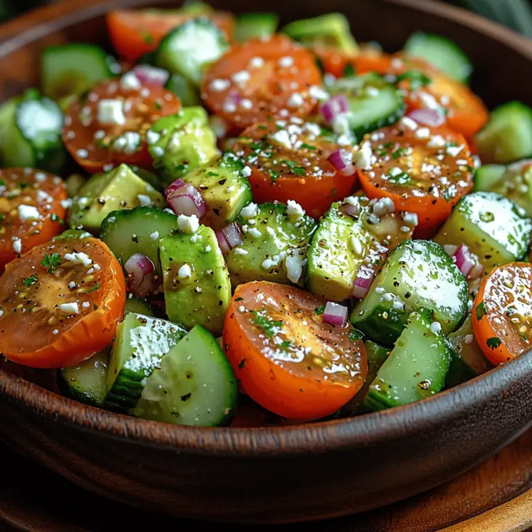 Um den perfekten Tomaten-Gurken-Avocado-Salat zuzubereiten, benötigen Sie eine Auswahl frischer, saisonaler Zutaten. Lassen Sie uns die Hauptbestandteile dieses köstlichen Gerichts näher betrachten: