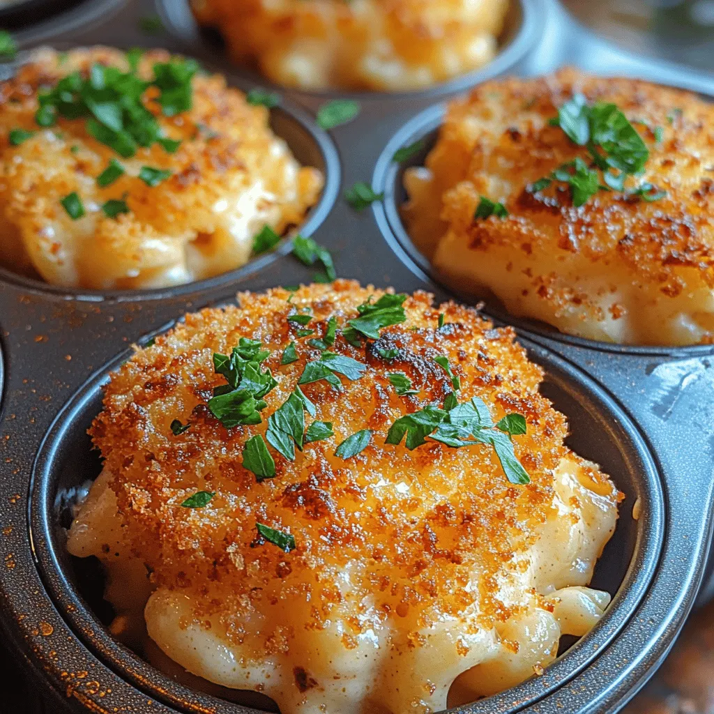 Wenn Sie auf der Suche nach einem Snack sind, der sowohl geschmacklich als auch visuell beeindruckt, dann sind Trüffel-Mac-and-Cheese-Bites genau das Richtige für Sie. Diese kleinen, knusprigen Bissen kombinieren die cremige, herzhafte Füllung von Mac and Cheese mit dem luxuriösen Aroma von Trüffelöl, was sie zu einer perfekten Wahl für Partys, Buffets oder einfach als köstliche Zwischenmahlzeit macht. Sie sind leicht zu teilen und bieten jedem Bissen eine Explosion von Geschmack, die sowohl Kinder als auch Erwachsene begeistert.