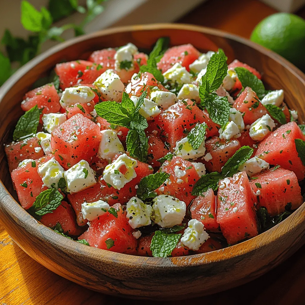 Der erfrischende Wassermelonen-Feta-Minze-Salat ist eine perfekte Kombination aus süßen, salzigen und frischen Aromen. Diese einfache und gesunde Rezeptur ist ideal für heiße Sommertage, Grillabende oder als leichtes Mittagessen. Die Kombination aus saftiger Wassermelone, würzigem Feta-Käse und aromatischer Minze sorgt nicht nur für einen geschmacklichen Hochgenuss, sondern liefert auch eine Vielzahl an Nährstoffen. In diesem Artikel erfahren Sie alles, was Sie über die Zubereitung dieses köstlichen Salats wissen müssen, einschließlich der Zutaten, Zubereitungsschritte und Präsentationstipps. Lassen Sie uns eintauchen in die Welt der erfrischenden Aromen, die jeden Bissen zu einem Erlebnis machen.
