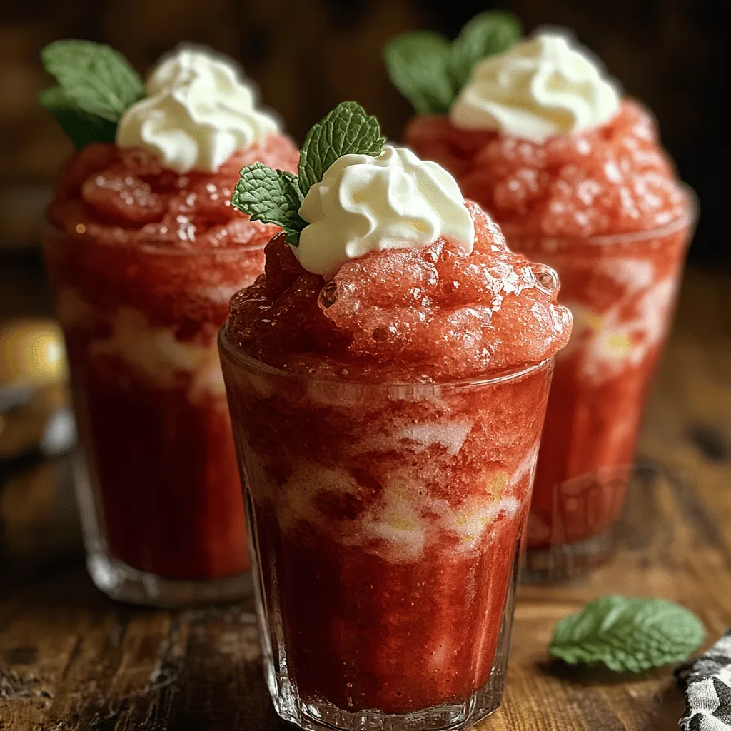 In der warmen Jahreszeit gibt es nichts Besseres als ein erfrischendes Getränk, das sowohl köstlich als auch visuell ansprechend ist. Der sprudelnde Erdbeer-Slush-Becher ist genau das – eine perfekte Kombination aus frischen, saftigen Erdbeeren und sprudelndem Wasser, die Sie an heißen Tagen mit einem Hauch von Süße erfrischen wird. Dieses Rezept ist nicht nur einfach zuzubereiten, sondern auch eine wahre Augenweide, die Gäste und Familie gleichermaßen begeistern wird.