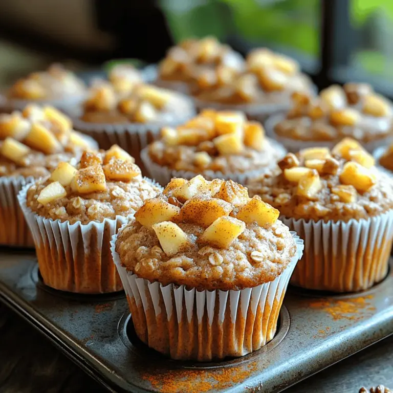 In der heutigen schnelllebigen Zeit, in der wir oft nach praktischen und gesunden Snack-Optionen suchen, sind die herrlichen Apfel-Zimt-Hafermuffins eine willkommene Bereicherung für unseren Alltag. Diese Muffins vereinen nahrhafte Zutaten mit einem köstlichen Geschmack, der sowohl Erwachsene als auch Kinder begeistert. Sie sind nicht nur einfach zuzubereiten, sondern auch die perfekte Wahl für ein schnelles Frühstück oder einen Nachmittagskaffee. Egal, ob Sie sie als Snack für unterwegs oder als Teil eines gemütlichen Frühstücks genießen möchten, diese Muffins sind die Antwort auf Ihre Bedürfnisse nach gesunder Ernährung ohne Verzicht auf Geschmack.
