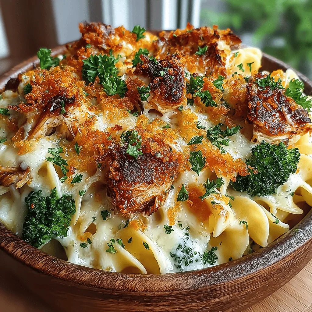 Herzlich willkommen in der Welt der köstlichen Aufläufe! Heute präsentiere ich Ihnen ein Rezept, das nicht nur herzhaft und sättigend ist, sondern auch eine wunderbare Möglichkeit bietet, Ihre Familie oder Freunde mit einem schmackhaften Gericht zu begeistern: der Goldene Parmesan-Kräuter-Hühnchen-Nudeln-Auflauf. Dieses Gericht ist nicht nur einfach zuzubereiten, sondern vereint auch eine Vielzahl gesunder Zutaten, die für ein ausgewogenes Essen sorgen.