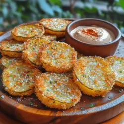 Willkommen in der köstlichen Welt der Krosser Gebackener Gurkenchips! Wenn du auf der Suche nach einem gesunden, knusprigen Snack bist, der sowohl als Appetizer als auch als Beilage zu jedem Gericht passt, dann ist dieses Rezept genau das Richtige für dich. Gurkenchips sind nicht nur eine großartige Möglichkeit, mehr Gemüse in deine Ernährung einzubauen, sondern sie sind auch ein Hit bei Partys und Zusammenkünften. Diese frittierte Version wird deine Geschmacksknospen mit der perfekten Kombination aus knuspriger Textur und würzigem Geschmack verwöhnen.
