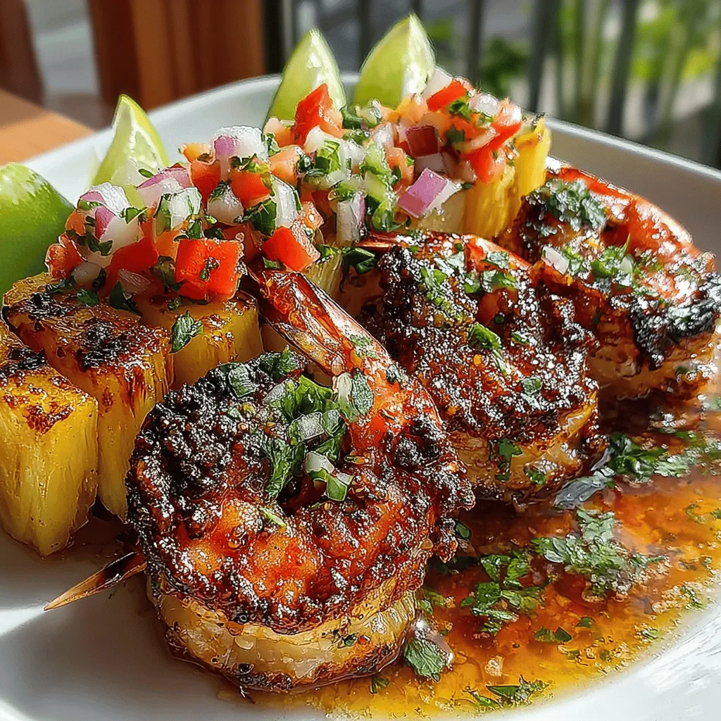 Die tropischen Garnelen-Spieße mit spritziger Ananassalsa sind ein absolutes Highlight für jede Grillparty oder sommerliche Zusammenkunft. Dieses Rezept vereint die saftige Süße von frischer Ananas mit den zarten, marinierten Garnelen und bietet so eine harmonische Geschmackskombination, die sowohl Gaumen als auch Augen verwöhnt. Ideal für alle, die auf der Suche nach einem erfrischenden und zugleich proteinreichen Gericht sind, werden diese Spieße Ihre Gäste begeistern und für unvergessliche kulinarische Momente sorgen.