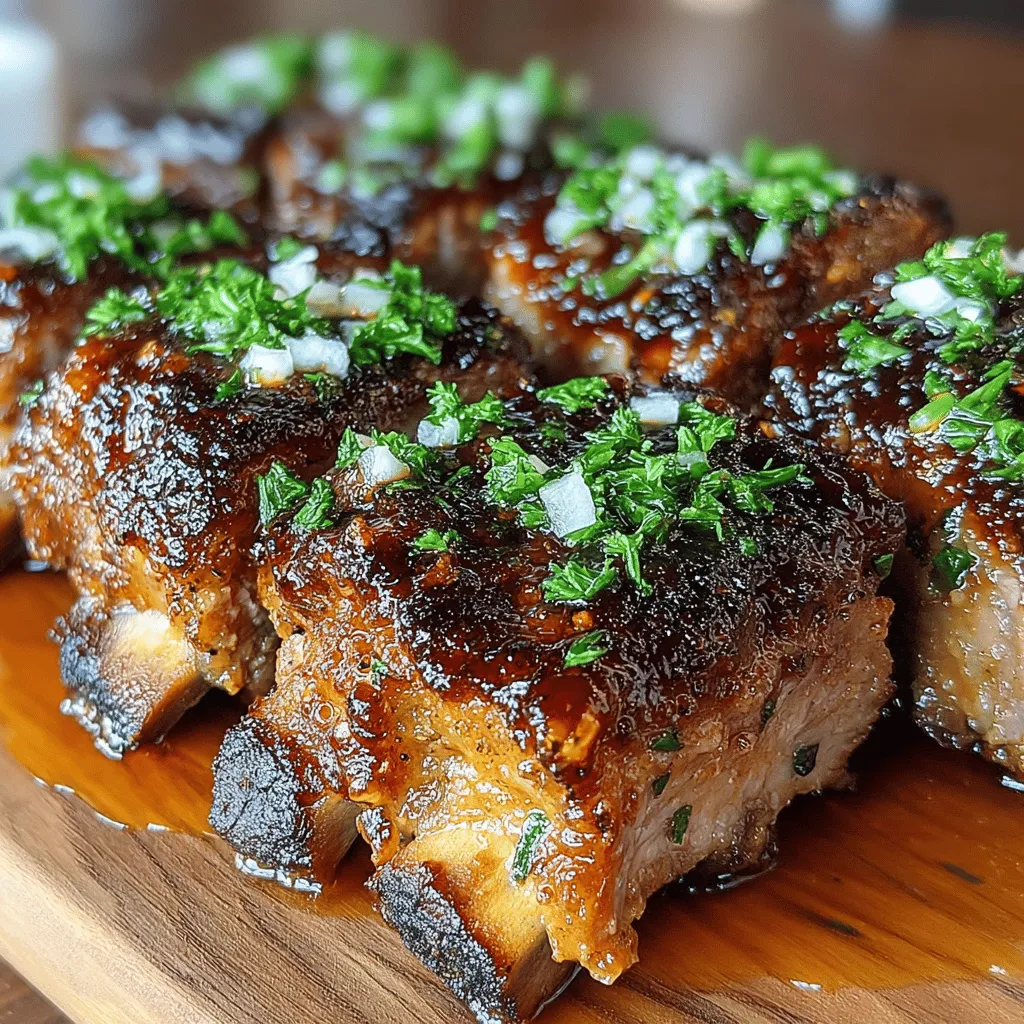 Wenn es um herzhaftes, traditionelles Essen geht, sind BBQ-Rippchen ein absolutes Muss. Dieses Rezept für "Finger-Lickin' Slow Cooked Country-Style BBQ Ribs" bringt den Geschmack des amerikanischen Südens direkt auf Ihren Tisch. Mit einer perfekten Mischung aus Gewürzen und einer köstlichen BBQ-Sauce sind diese Rippchen nicht nur einfach zuzubereiten, sondern auch ein Hit bei jedem Grillfest oder Familienessen. Die langsame Garzeit im Slow Cooker sorgt dafür, dass die Rippchen besonders zart und saftig werden, während sich die Aromen perfekt entfalten.