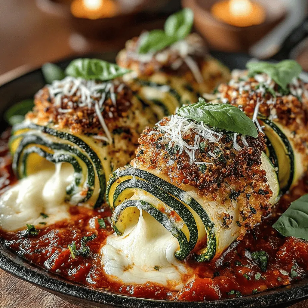 Zucchini-Lasagne-Röllchen sind eine köstliche und kreative Variante der traditionellen Lasagne, die nicht nur vegetarisch, sondern auch leicht und gesund ist. Dieses Gericht bringt die Aromen Italiens direkt in Ihre Küche und ist perfekt für alle, die sich nach einer herzhaften Mahlzeit sehnen, ohne dabei auf die Kalorien zu achten. Die Kombination aus frischen Zucchini, cremigem Ricotta und geschmolzenem Käse sorgt für ein unvergleichliches Geschmackserlebnis, das sowohl bei Familie als auch Freunden hervorragend ankommt.