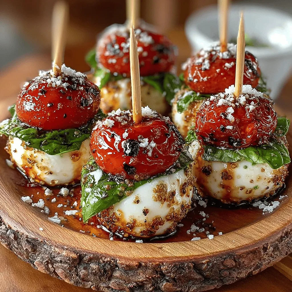 Mini Caprese Bites sind mehr als nur ein einfaches Fingerfood – sie sind ein kulinarisches Erlebnis, das die Aromen Italiens in einem kleinen Happen vereint. Diese köstlichen Appetitanreger haben ihren Ursprung in der berühmten Caprese-Salat, der aus der italienischen Region Kampanien stammt. Traditionell besteht dieser Salat aus frischen Tomaten, Mozzarella und Basilikum, die mit Olivenöl und Balsamico-Glasur verfeinert werden. Die Mini-Version bringt nicht nur die klassischen Aromen zusammen, sondern ist auch perfekt für gesellige Anlässe, Picknicks oder als erfrischender Snack an heißen Sommertagen.