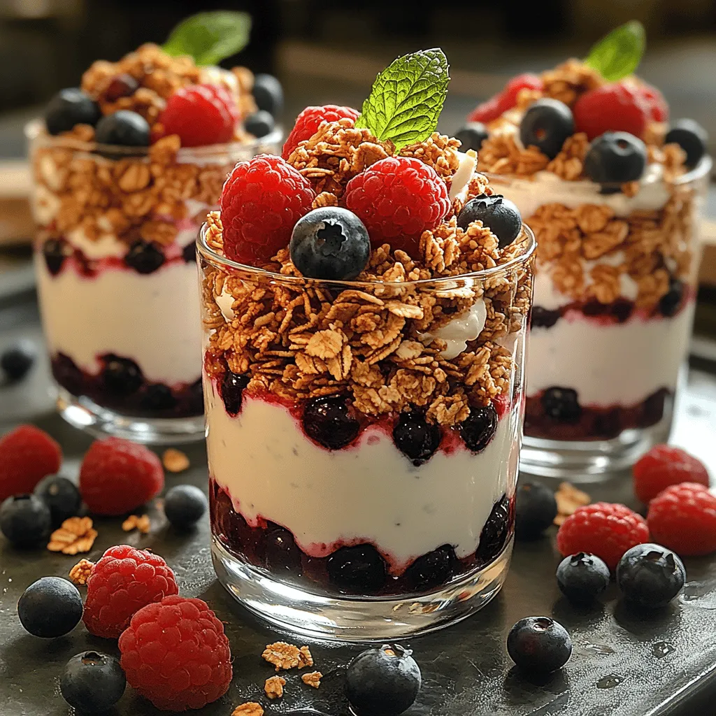 In einer Welt, in der gesundes Essen und Genuss immer mehr zusammenwachsen, gewinnen hausgemachte Rezepte eine besondere Bedeutung. Sie ermöglichen es uns, die Kontrolle über die Zutaten zu übernehmen und bieten die Möglichkeit, kreative, nahrhafte Gerichte zu kreieren. Das folgende Rezept für ein Beerenfreude Griechischer Joghurt Parfait ist nicht nur einfach zubereitet, sondern auch ein wahrer Genuss für alle Sinne. Es vereint die Cremigkeit von griechischem Joghurt mit der Frische von gemischten Beeren und dem knusprigen Crunch von Granola. Dieses Gericht eignet sich hervorragend als Frühstück, Snack oder sogar als leichtes Dessert.