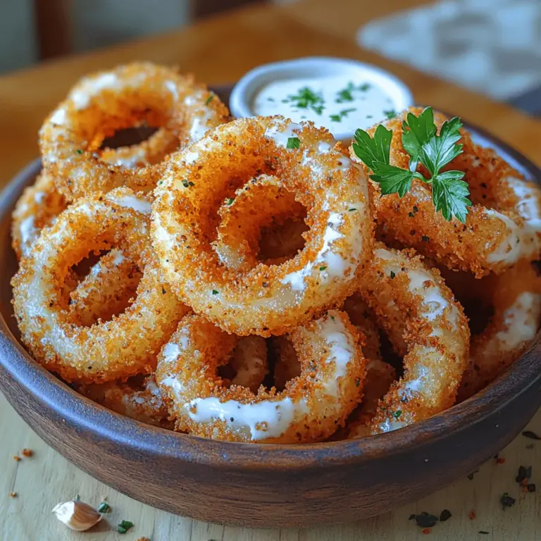 Die Zwiebelring-Delikatesse ist ein beliebter Snack und eine wunderbare Ergänzung zu vielen Gerichten. Egal, ob als Beilage zu Burgern, als Appetizer oder einfach nur zum Snacken – knusprige Zwiebelringe sind ein echter Publikumsliebling. Besonders in der amerikanischen und der deutschen Küche erfreuen sich diese frittierten Ringe großer Beliebtheit. Mit ihrer goldbraunen, knusprigen Textur und dem süßen, zarten Geschmack der Zwiebel sind sie einfach unwiderstehlich.