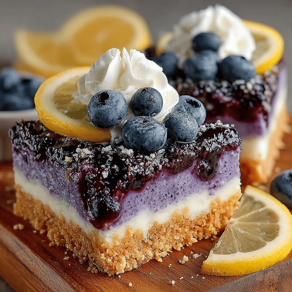 Wenn Sie auf der Suche nach einem erfrischenden, gesunden Snack sind, der sowohl köstlich als auch einfach zuzubereiten ist, dann sind die Erfrischenden Gefrorenen Blaubeer-Zitronen Bliss Bars genau das Richtige für Sie! Diese himmlischen, gefrorenen Bars kombinieren den süßen Geschmack von Blaubeeren mit der spritzigen Frische von Zitronen und bieten eine perfekte Balance zwischen erfrischendem Dessert und gesunder Leckerei. Sie sind ideal für heiße Sommertage, als Snack für die ganze Familie oder sogar als leichtes Dessert nach dem Abendessen.