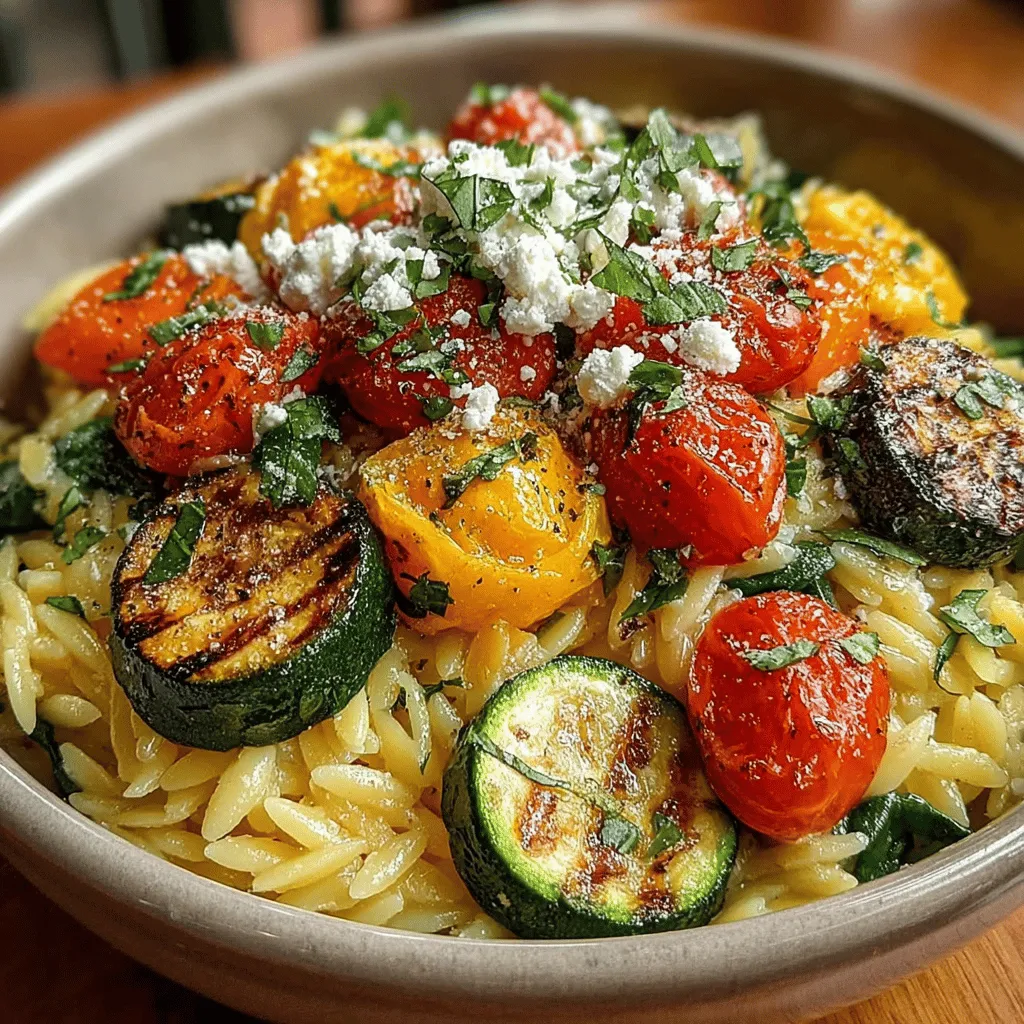 Der sonnige Sommer-Gemüse-Orzo-Genuss ist mehr als nur ein Gericht – er ist eine kulinarische Hommage an die Farben und Aromen des Sommers. Mit seiner Kombination aus frischem Gemüse, aromatischen Kräutern und der herzhaften Textur von Orzo präsentiert sich dieses Rezept als perfektes Sommergericht für warme Tage. Es ist leicht, erfrischend und bietet eine Vielzahl von Nährstoffen, die sowohl den Gaumen erfreuen als auch den Körper nähren.