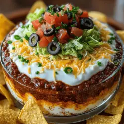Taco-Dips haben ihren Ursprung in der mexikanischen Küche, die für ihre Vielfalt und die Verwendung frischer Zutaten bekannt ist. Der Taco-Dip, wie wir ihn heute kennen, wurde in den USA populär, als mexikanische Aromen und Zutaten in die amerikanische Snackkultur integriert wurden. Es ist eine köstliche Kombination aus Bohnen, Käse, Gemüse und Saucen, die in verschiedenen Schichten angeordnet sind, um ein visuelles und geschmackliches Fest zu schaffen. Die Beliebtheit von Taco-Dips lässt sich nicht nur auf ihren großartigen Geschmack zurückführen, sondern auch auf ihre Vielseitigkeit – sie können leicht an persönliche Vorlieben angepasst werden.
